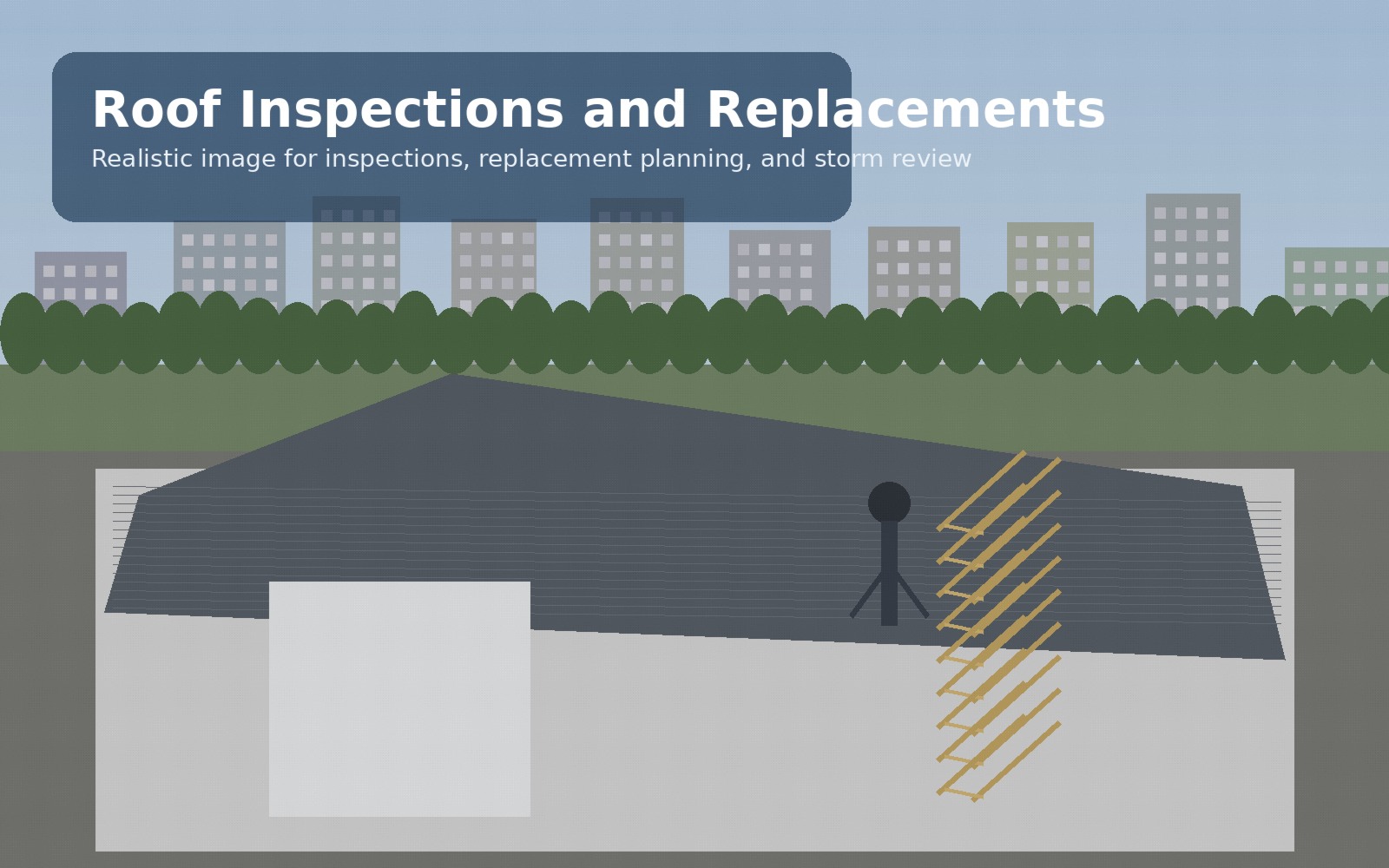 Roof inspection and storm damage review in North Platte, Nebraska